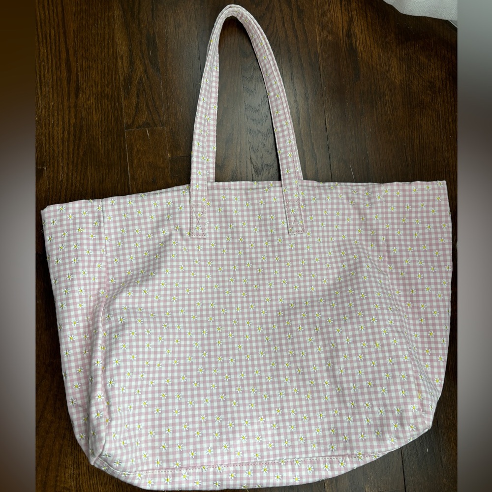 Stoney Clover Lane Pink Picnic Gingham Tote